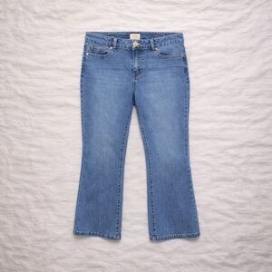 Camila Coelho Kick Flare Boho Y2K Inspired Cropped Jeans – Size 4